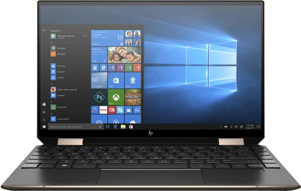 HP Spectre x360 13-aw0009nb - Conception inclinable - Core i5 1035G4 / 1.1 GHz - Win 10 Familiale 64 bits - 8 Go RAM - 512 Go SSD NVMe - 13.3" IPS écran tactile 1920 x 1080 (Full HD) - Iris Plus Graphics - Bluetooth, Wi-Fi - noir nuit, métal (cadre d