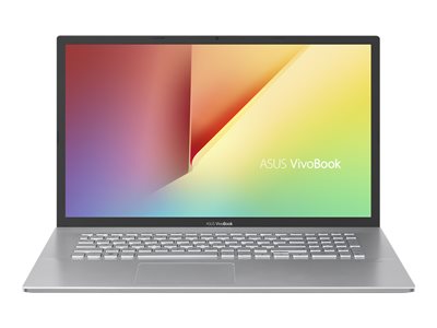 ASUS VivoBook 17 X712JA-BX228T - Core i5 1035G1 / 1 GHz - Windows 10 Home - 8 Go RAM - 256 Go SSD NVMe - 17.3" 1600 x 900 (HD+) - UHD Graphics - Wi-Fi, Bluetooth - argent transparent