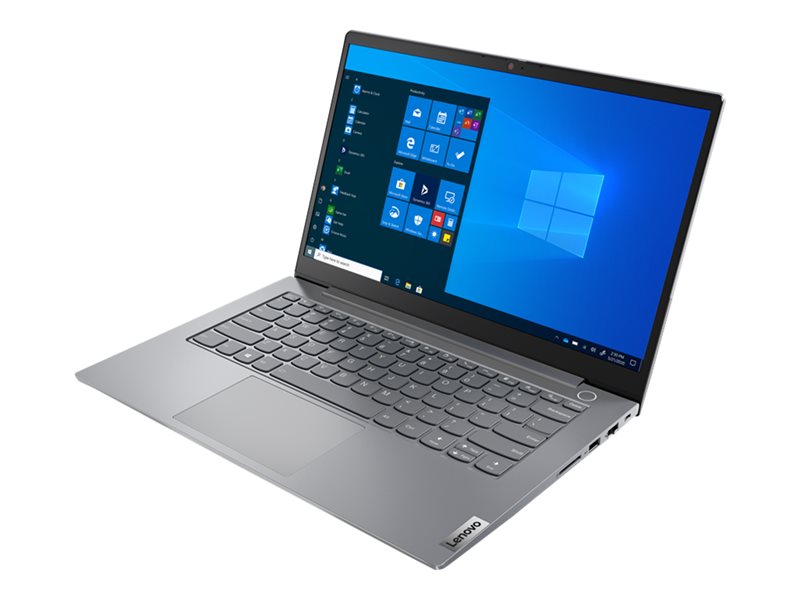 Lenovo ThinkBook 14 G2 ITL 20VD - Core i5 1135G7 / 2.4 GHz - Win 10 Pro 64 bits - 8 Go RAM - 256 Go SSD NVMe - 14" IPS 1920 x 1080 (Full HD) - Iris Xe Graphics - Wi-Fi, Bluetooth - double ton gris minéral - clavier : Français