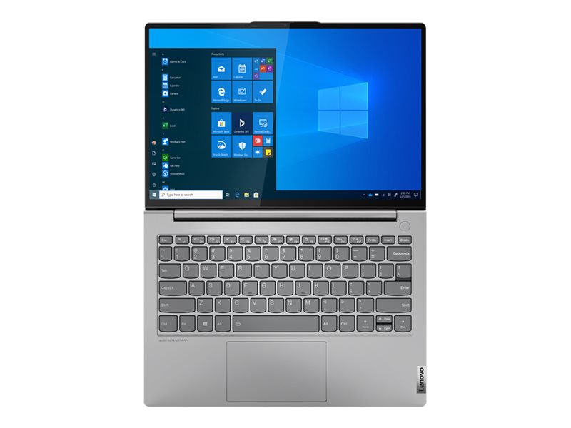 Lenovo ThinkBook 13s G2 ITL 20V9 - Core i7 1165G7 / 2.8 GHz - Win 10 Pro 64 bits - 8 Go RAM - 256 Go SSD NVMe - 13.3" IPS 1920 x 1200 - Iris Xe Graphics - Wi-Fi, Bluetooth - double ton gris minéral - clavier : Français