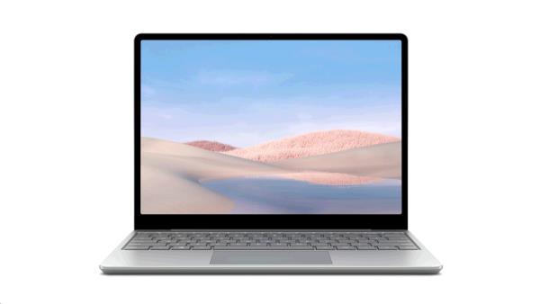 Microsoft Surface Laptop Go - Core i5 1035G1 / 1 GHz - Win 10 Pro - 8 Go RAM - 128 Go SSD - 12.4" écran tactile 1536 x 1024 - UHD Graphics - Bluetooth, Wi-Fi - platine - clavier : Anglais International - universitaire, commercial