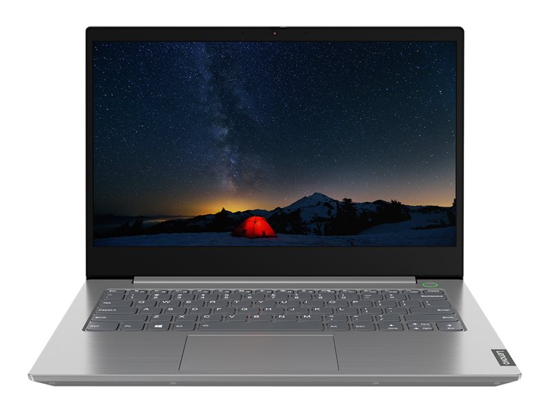 Lenovo ThinkBook 14-IIL 20SL - Core i5 1035G1 / 1 GHz - Win 10 Pro 64 bits - 8 Go RAM - 256 Go SSD NVMe - 14" IPS 1920 x 1080 (Full HD) - UHD Graphics - Bluetooth, Wi-Fi - gris minéral - clavier : Anglais