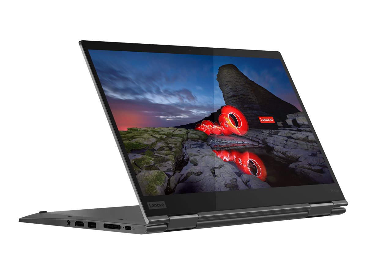 Lenovo ThinkPad X1 Yoga Gen 5 20UB - Conception inclinable - Core i5 10210U / 1.6 GHz - Win 10 Pro 64 bits - 16 Go RAM - 512 Go SSD TCG Opal Encryption 2, NVMe - 14" écran tactile ThinkPad Privacy Guard 1920 x 1080 (Full HD) - UHD Graphics - NFC, Blu