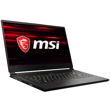 MSI GS65 9SD 1679XFR Stealth - Core i7 9750H / 2.6 GHz - Aucun SE fourni - 16 Go RAM - 512 Go SSD NVMe - 15.6" 1920 x 1080 (Full HD) @ 144 Hz - GF GTX 1660 Ti - Wi-Fi, Bluetooth - noir