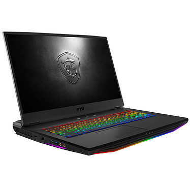 MSI GT76 10SFS 040FR Titan DT - Core i9 10900K / 3.7 GHz - Win 10 Pro - 32 Go RAM - 512 Go (2x) SSD Super RAID 4, NVMe + 1 To HDD - 17.3" 1920 x 1080 (Full HD) @ 300 Hz - GF RTX 2070 SUPER - Wi-Fi, Bluetooth - noir