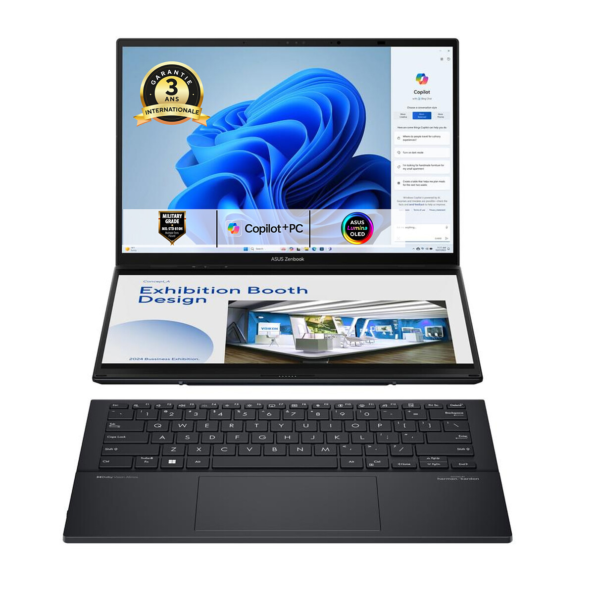 ASUS Zenbook Duo UX8406MA-QL032W - Performance et Élégance