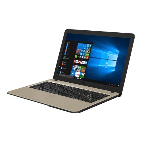ASUS R540UA DM3342T - Core i3 7020U / 2.3 GHz - Windows 10 Home - 4 Go RAM - 256 Go SSD + 1 To HDD - 15.6" 1920 x 1080 (Full HD) - HD Graphics 620 - Wi-Fi, Bluetooth - noir (bas), gradient d'argent (couverture LCD), gradient d'argent (dessus)