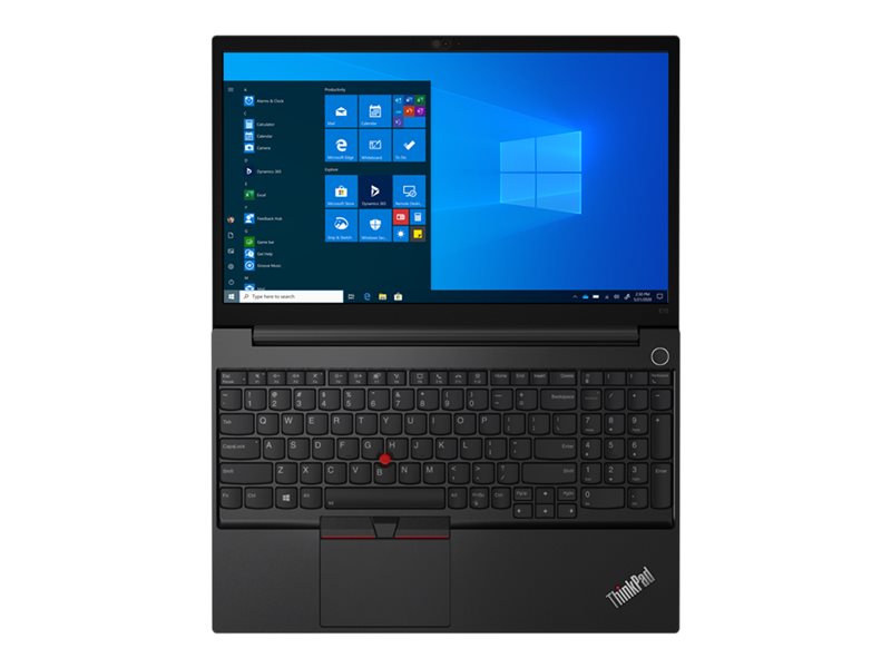 Lenovo ThinkPad E15 Gen 2 20TD - Core i7 1165G7 / 2.8 GHz - Win 10 Pro 64 bits - 16 Go RAM - 512 Go SSD NVMe - 15.6" IPS 1920 x 1080 (Full HD) - Iris Xe Graphics - Wi-Fi, Bluetooth - noir - clavier : Français