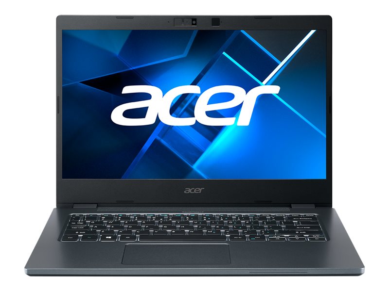 Acer TravelMate P4 TMP414-51-73JS - Core i7 1165G7 / 2.8 GHz - Win 10 Pro 64 bits - 16 Go RAM - 512 Go SSD - 14" IPS 1920 x 1080 (Full HD) - Iris Xe Graphics - Bluetooth, Wi-Fi - bleu ardoise - clavier : Français