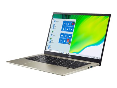 Acer Swift 1 SF114-33-P98M - Pentium Silver N5030 / 1.1 GHz - Windows 10 Home 64 bits en mode S - 4 Go RAM - 64 Go eMMC - 14" IPS 1920 x 1080 (Full HD) - UHD Graphics 605 - Bluetooth, Wi-Fi - Argent pur - clavier : Français