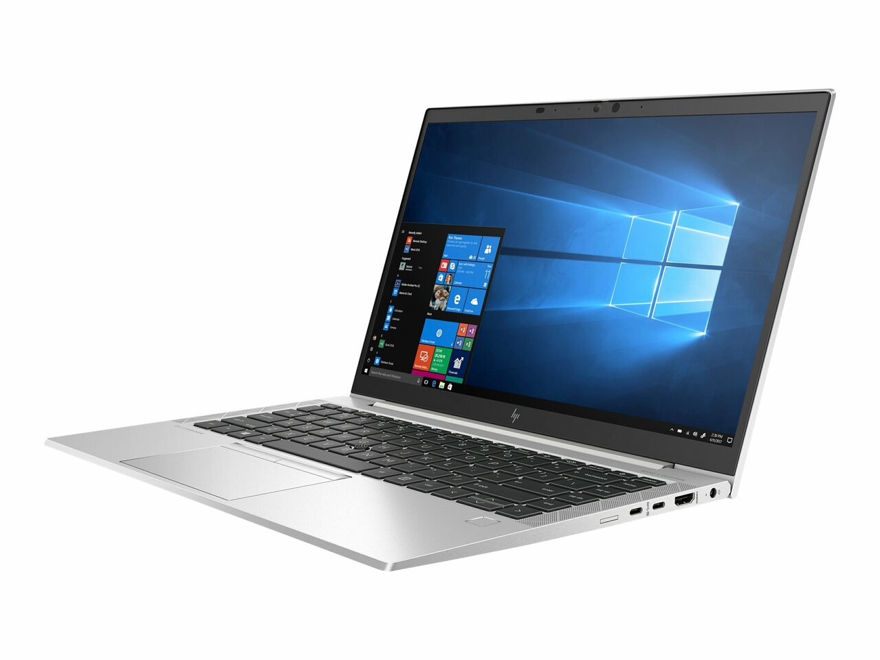 HP EliteBook 845 G7 - Ryzen 7 Pro 4750U / 1.7 GHz - Win 10 Pro 64 bits - 8 Go RAM - 256 Go SSD NVMe, TLC - 14" IPS 1920 x 1080 (Full HD) - Radeon Graphics - Bluetooth, Wi-Fi - clavier : Anglais International