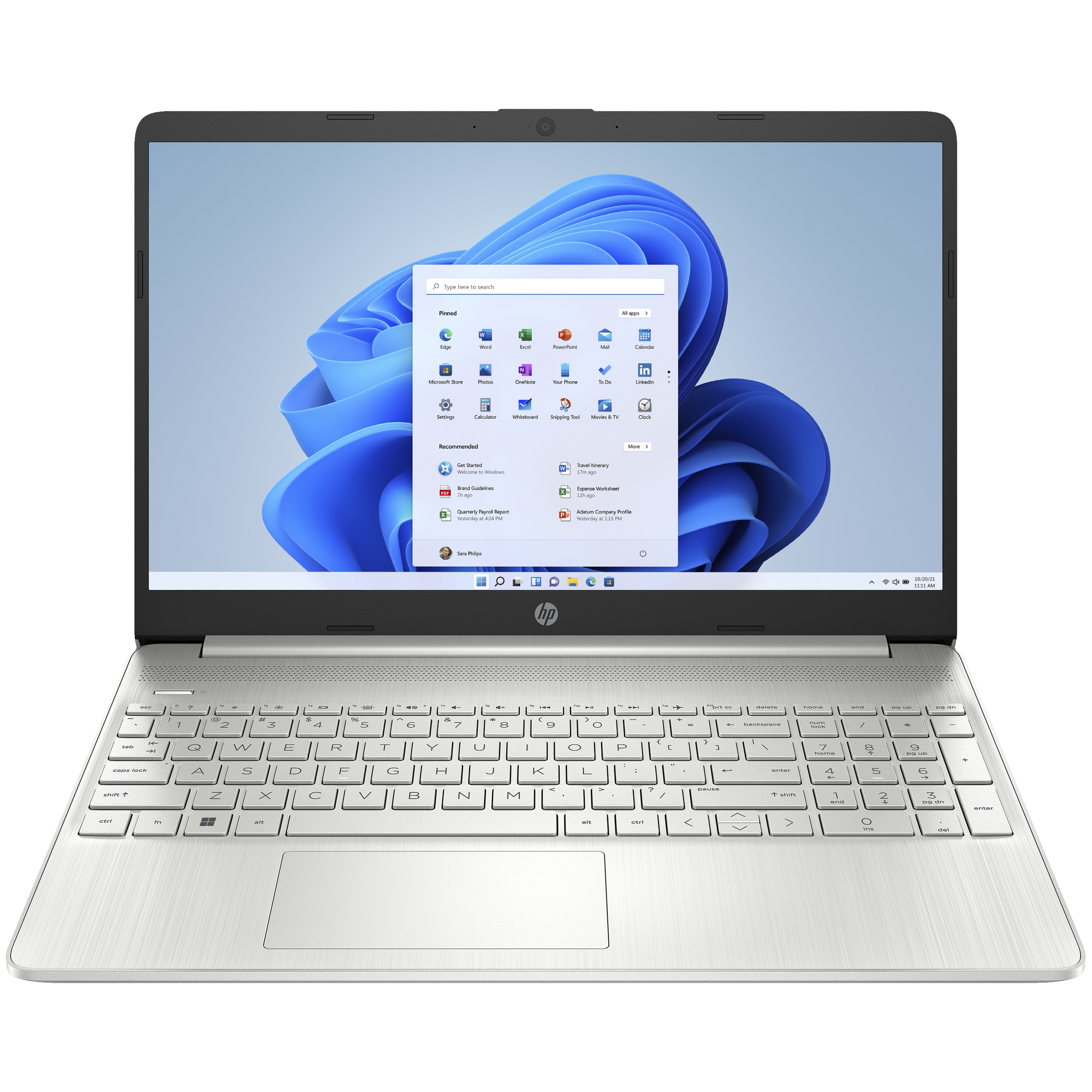 HP 15s-eq2110nf - Ordinateur Portable AMD Ryzen™ 5, 15,6" Fu