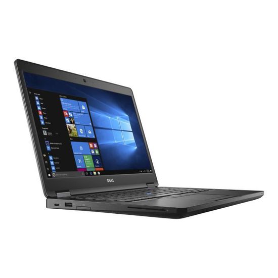 Dell Latitude 5480 - Core i5 7300U / 2.6 GHz - Win 10 Pro 64 bits - 4 Go RAM - 500 Go HDD - 14" 1366 x 768 (HD) - HD Graphics 620 - Wi-Fi, Bluetooth - technologie Intel vPro - noir - BTS