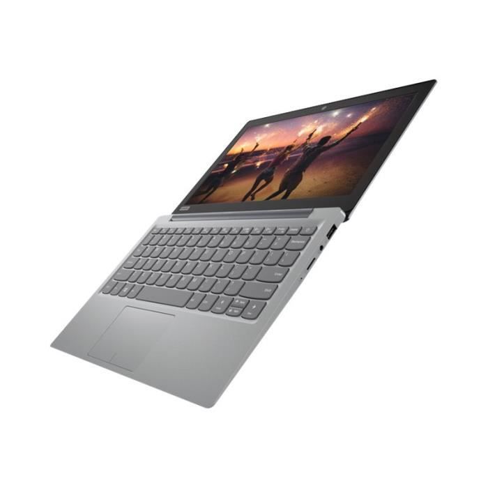 Lenovo IdeaPad 120S-11IAP 81A4 - Celeron N3350 / 1.1 GHz - Win 10 Familiale 64 bits - 4 Go RAM - 64 Go eMMC - 11.6" 1366 x 768 (HD) - HD Graphics 500 - Wi-Fi - gris minéral - clavier : Espagnol