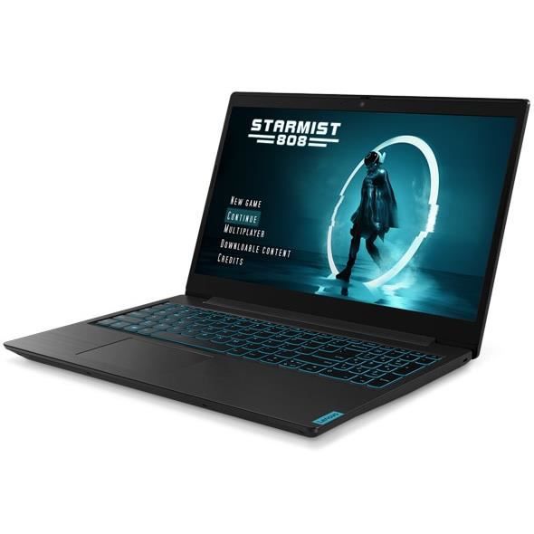 Lenovo IdeaPad L340-15IRH Gaming 81LK - Core i5 9300HF / 2.4 GHz - Win 10 Familiale 64 bits - 8 Go RAM - 512 Go SSD NVMe - 15.6" 1920 x 1080 (Full HD) - GF GTX 1650 - Wi-Fi, Bluetooth - noir granite - clavier : Français