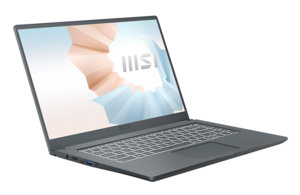 MSI Modern 15 A11M-050XFR - Core i7 1165G7 / 2.8 GHz - FreeDOS - 8 Go RAM - 512 Go SSD NVMe - 15.6" IPS 1920 x 1080 (Full HD) @ 60 Hz - Iris Xe Graphics - Wi-Fi, Bluetooth - gris charbon