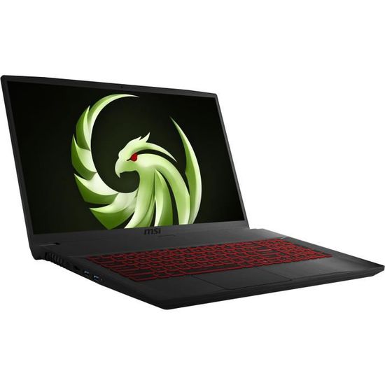 MSI Bravo 17 A4DDR-095FR - Ryzen 7 4800H / 2.9 GHz - Windows 10 Home - 16 Go RAM - 512 Go SSD NVMe - 17.3" 1920 x 1080 (Full HD) @ 144 Hz - Radeon RX 5500M - Wi-Fi, Bluetooth - noir